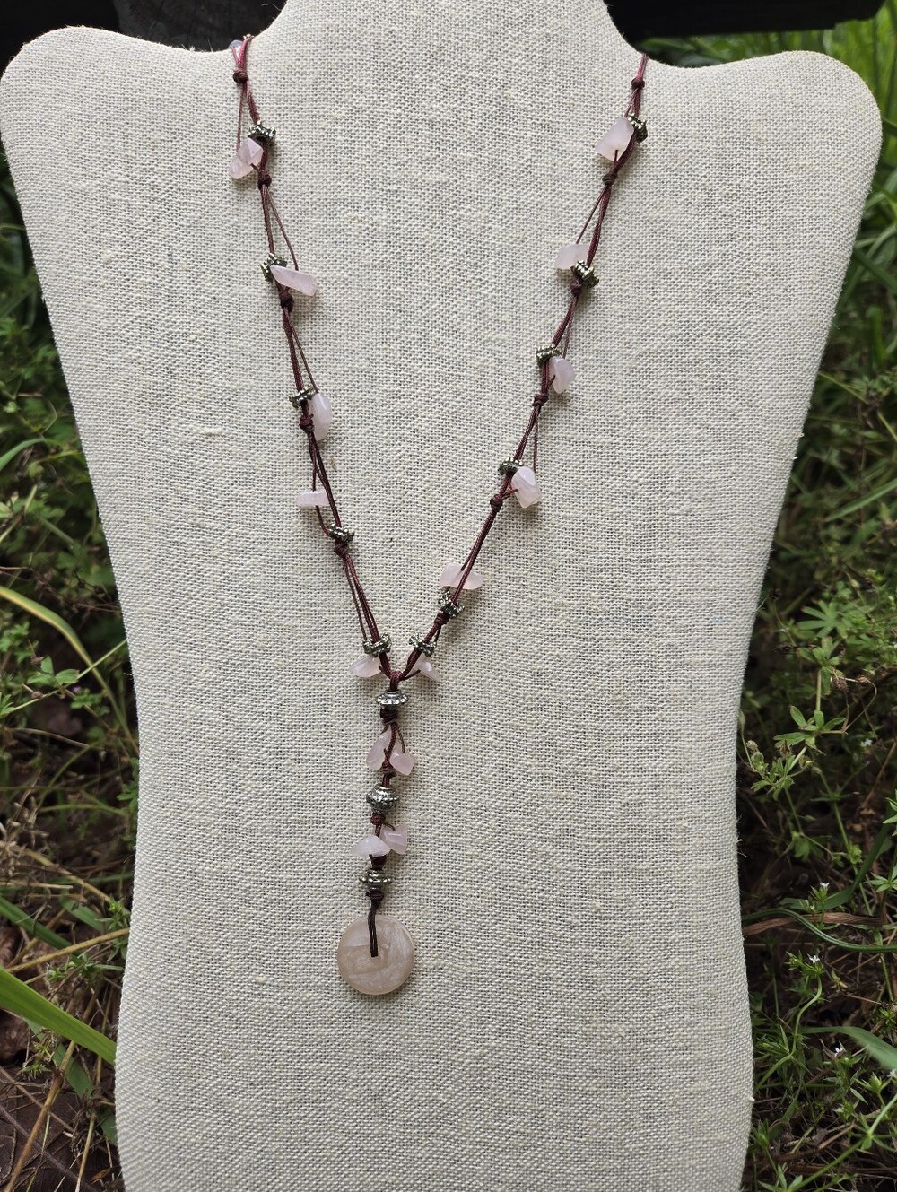 Whimsy Purple Crystal Necklace